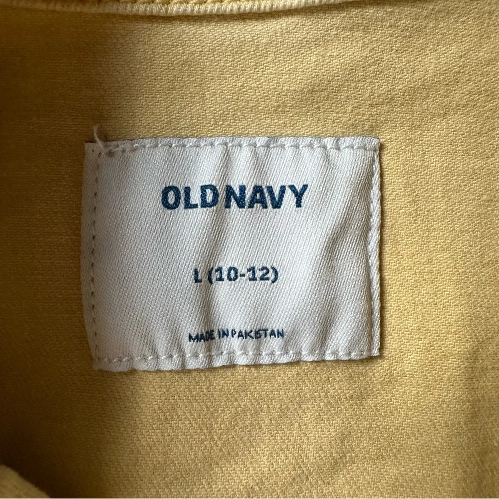 Girl’s Large Yellow Old Navy‎ Denim Trucker Jean Jacket